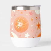 Les rêves célestes orange et rose (Gauche)