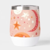 Les rêves célestes orange et rose (Arrière)