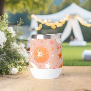 Les rêves célestes orange et rose