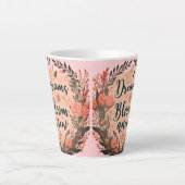 Les Rêves Commencent Une Nouvelle Mug Latte (Devant)