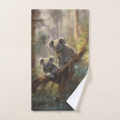 Les rêves de la forêt de Koala (Serviette à main)