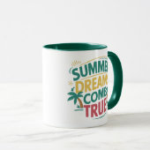 Les rêves d'été deviennent réalité, tasse d'été (Devant droit)