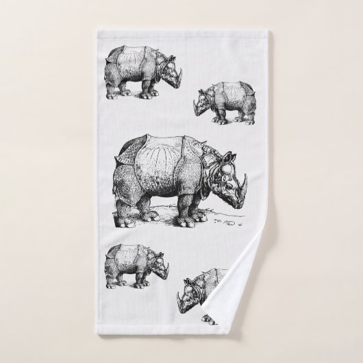 Les rhinocéros (Serviette à main)