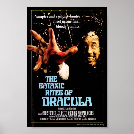 "Les Rites sataniques de Dracula" (1973) Poster du (Devant)