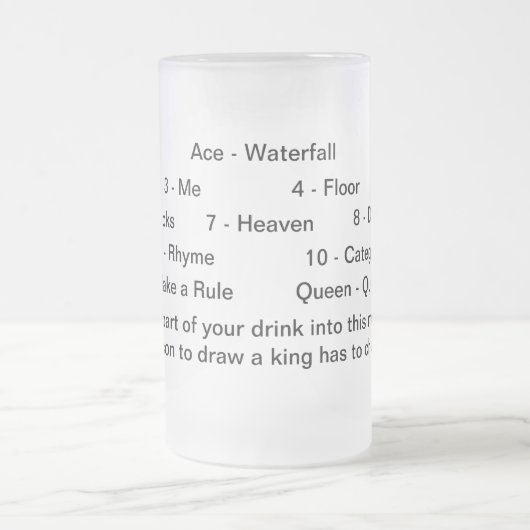 Les Rois Drinking Game Mug (Centre)