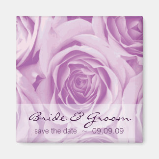 Les Roses de Lilac sauvent la date Aimant frigo