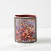 Les Roses de Renoir par le Window Coffee Mug (Centre)