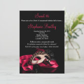 Les roses indien déguisent le bonbon invitation de (Debout devant)