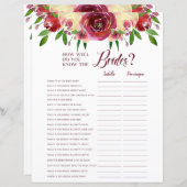 Les Roses Romantiques Connaissent La Page Des Mari (Devant / Derrière)