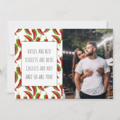 Les roses sont Red Hot Chili Valentine's Day Carte (Devant)