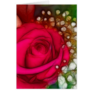 Les roses sont Roses Rouges Fuschia Artistique & U
