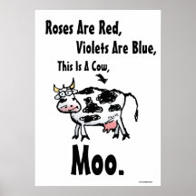 Les roses Sont Rouges - C'Est Une Poster Drôle De 