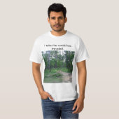 Les routes moins ont voyagé le T-shirt des hommes (Devant entier)