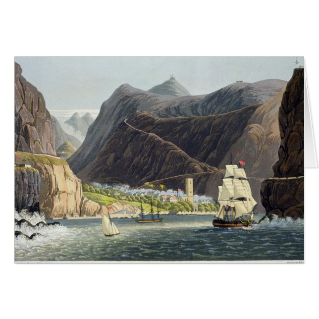 Les routes, Ste.Hélène, gravée par Robert Havell ( (Devant horizontal)