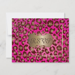 Les RSVP Leopard vintages nécessitent des invitati