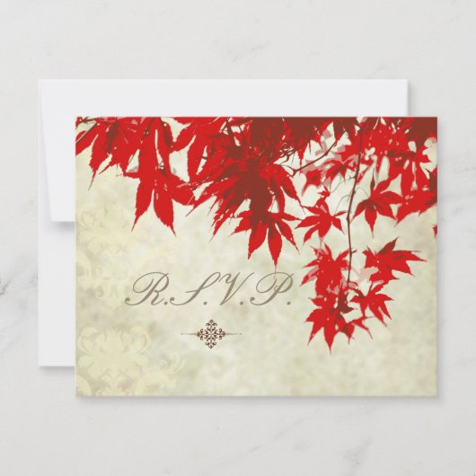 Les RSVP Red Maple nécessitent des invitations de  (Devant)