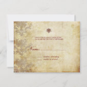 Les RSVP vintages nécessitent des invitations de m (Dos)