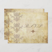 Les RSVP vintages nécessitent des invitations de m (Devant / Derrière)