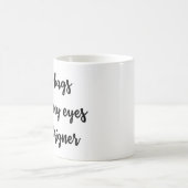 Les sacs sous mes yeux sont tasse de concepteur (Centre)