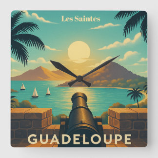 Les Saintes Guadeloupe fort Napoléon wordt: Vierkante Klok