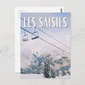 Les Saisies Briefkaart (Voorkant / Achterkant)
