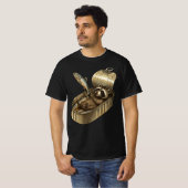 Les Sardines Raccoon | Funny Tinned Fish Raccoon  T-shirt (Voorkant volledig)