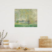 Les saules - Poster des Beaux-Arts de Claude Monet (Cuisine)