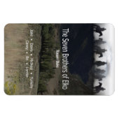 Les Sept Frères d'Elko Magnet Photo Flexible (Horizontal)