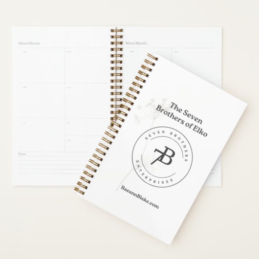 Les Sept Frères d'Elko Planner (Devant avec enveloppe)