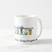 Les sept nains de la tasse de ménopause (Devant droit)