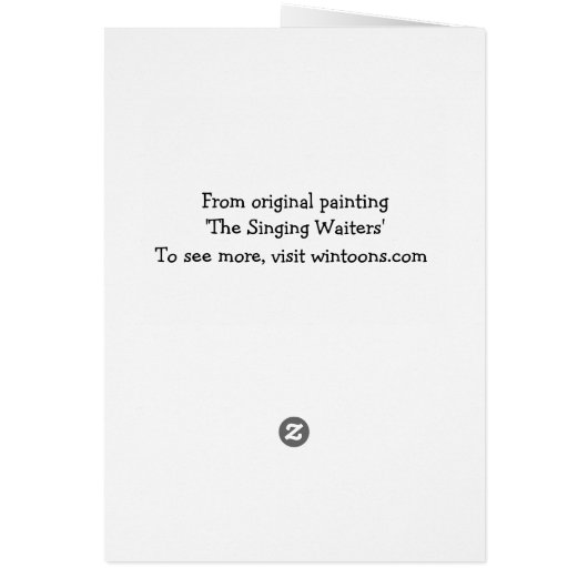 Les serveurs chanteurs (Dos)