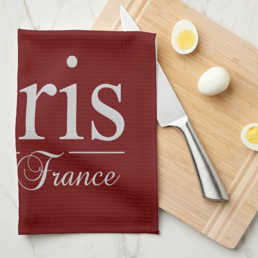 Les serviettes de cuisine faites sur commande de (Quart Plié)