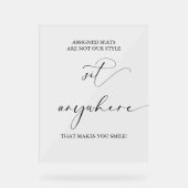 Les Sièges mariages Assignés Ne Sont Pas Notre Sty (Recto)