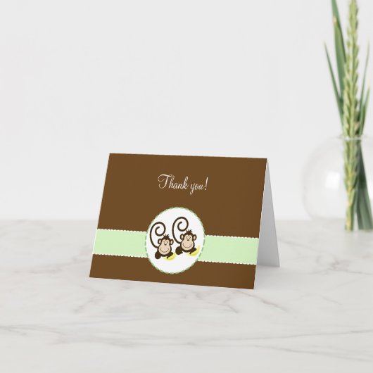 Les SINGES IDIOTS ont plié des notes de Merci (Devant)