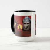 Les singes ordonne la tasse du monde (Devant gauche)