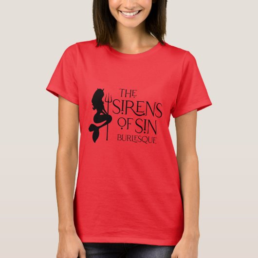 Les sirènes du T-shirt féminin Sin (Devant)