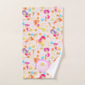 Les sirènes rose (Serviette à main)