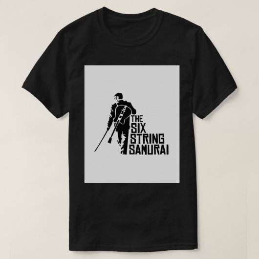 Les six cordes Samurai Graphic T-Shirt (Design devant)
