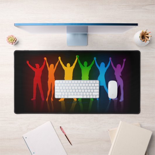 Les six silhouettes debout de Slipperyjoe, bras le (Bureau 1)
