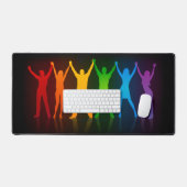 Les six silhouettes debout de Slipperyjoe, bras le (Clavier et souris)