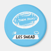Les Snead overhandigt de klassieke Picks Magneet (Voorkant)