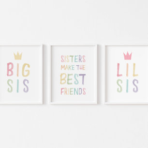 Les soeurs font les meilleurs amis jeu d'impressio