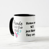 Les soeurs ne sont pas simplement tasse de café (Devant gauche)