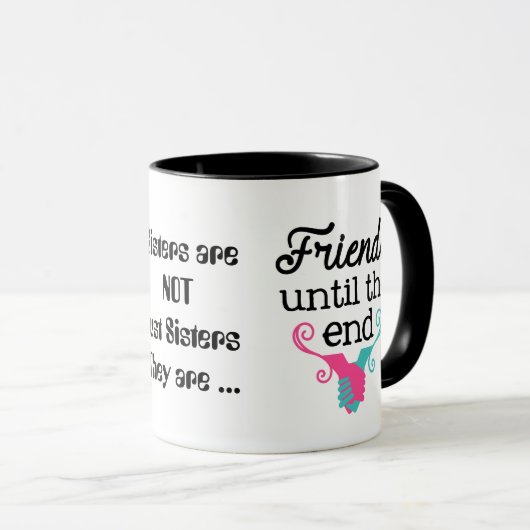 Les soeurs ne sont pas simplement tasse de café (Devant droit)