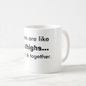 Les soeurs sont comme la grosse tasse de cuisses (Devant droit)