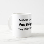 Les soeurs sont comme la grosse tasse de cuisses (Devant gauche)