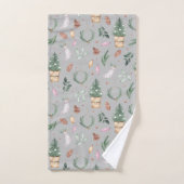 Les soins hivernaux de la nature (Serviette à main)