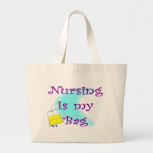 les soins sont mon sac fourre-tout à foley de sac (Devant)