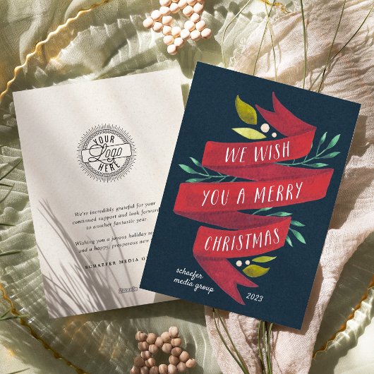 Les soirées festives | Carte de vacances d'entrepr