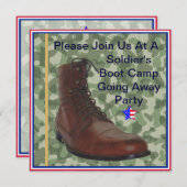 Les Soldats Débutent Le Camp Sur Invitation Du Par (Devant / Derrière)